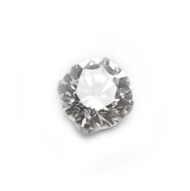 Prong Set Gem | Titanium Threadless Top For Nose, Ears & Lip - Avanti Body Jewelry