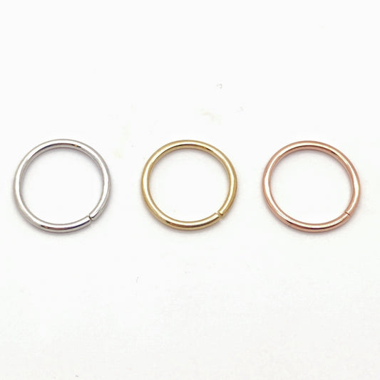 14k Gold Seam Ring - Avanti Body Jewelry