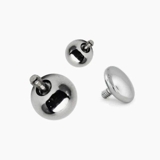 Threaded Ball & Disk Ends 16g, 14g, 12g - Avanti Body Jewelry