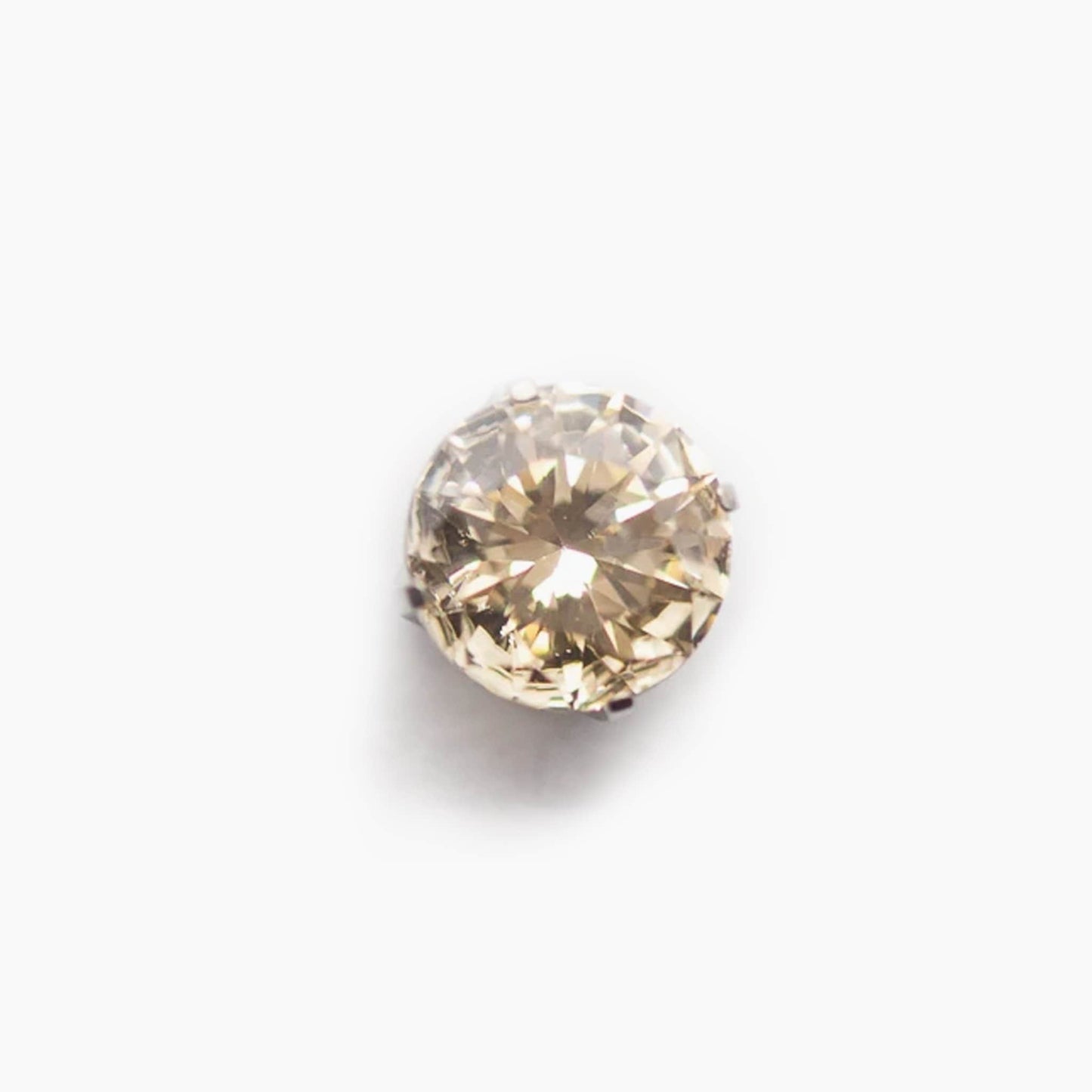 Prong Set Gem | Titanium Threadless Top For Nose, Ears & Lip - Avanti Body Jewelry