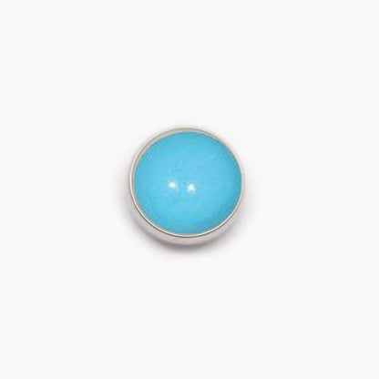 Cabochon Bezel Set Stone | Titanium Threadless Top For Nose, Ears & Lip - Avanti Body Jewelry